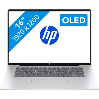 HP OmniBook 5 NGAI 16-bf0900nd Copilot+ PC Snapdragon X1-26-100 Laptop 40,6 cm (16") 2K 16 GB LPDDR5x-SDRAM 512 GB SSD Wi-Fi 6E (802.11ax) Windows 11 Home Zilver QWERTY