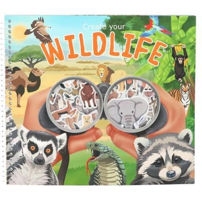 Depesche Create your Wild Life Stickerboek Educatieve boeken (spelletjes en raadsels)