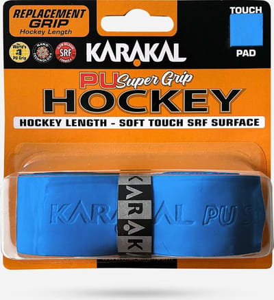 Karakal Pu Super Grip Hockey - Hockey Grip - Basisgrip voor Hockeysticks - Blauw - 1 Stuk