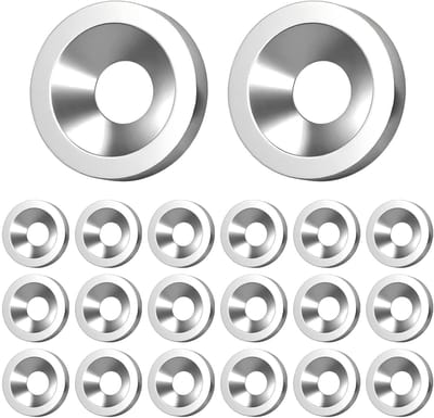 Dailygoods- Sluitringen 10 Stuks - Roestvrij Staal - M8 x 25 x 5 mm - Verzonken Kop - Antislip - Geschikt voor Industrieën - Borgringen