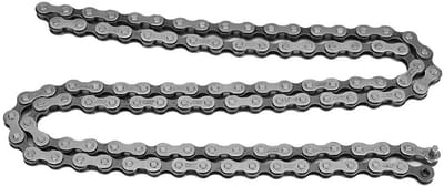 Hoogwaardige Fietsketting van Staal met 106 Schakels voor Mountainbike en Fixie - Duurzame en Sterke Hollow Chain voor Enkele Snelheid