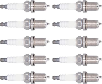 Bougies 10-pack - Koperen Kern - Motoren Onderhouden - Hoge Corrosiebestendigheid - 10 Stuks - Zwart