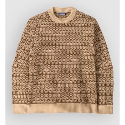 Patagonia Recycled Wool-Blend Gebreide Trui bruin