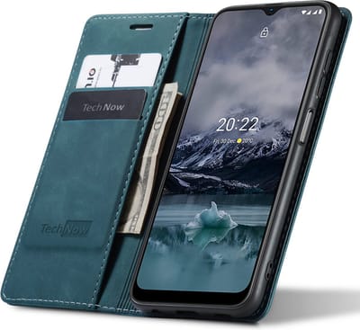 Hoesje geschikt voor Nokia G11 / G21 - Book Case Leer Slimline Blauw