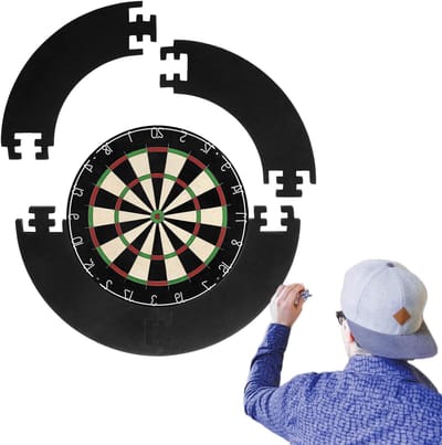 Dartbord Catchring Surround voor Wandbescherming - 4-delige Backboard Ring voor Dartsport en Spelplezier