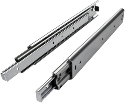 1 Paar (2 stuk) Volledig uitschuifbaar Ladegeleider KV1-80-H53-L250-NF Lengte 250 mm Draagkracht 115 Kg gegalvaniseerd van SOTECH