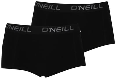 Dames boxershorts | Shorty | Uni | Merk: O’Neill | Kleur: Zwart | Maat: S t/m XL | 6 pack