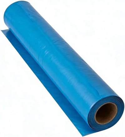Dampremmende folie - PE-folie bouw - Luchtdicht bouwen - Scheurvast perforatiebestendig - 200 m² totaal - Lichtblauw