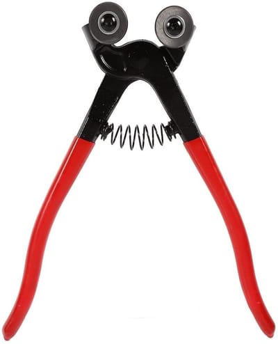 Allecto - Glazen Tang - Tegelkniptang - Hoge hardheid voor keramiek - Rood - Snijtang voor diverse materialen - Geschikt voor glas en tegels - Rood