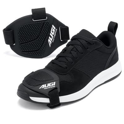Universele Schoen Neusbeschermer voor Sneakers | Anti-Slijtage Teenbeschermer | TPU Protector voor Motor, Werk & Fietsen | Zwart