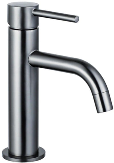 FugaFlow Eccelente Sobrado Badkamer Slim Wastafelkraan - 17.3cm - opbouw - gunmetal PVD