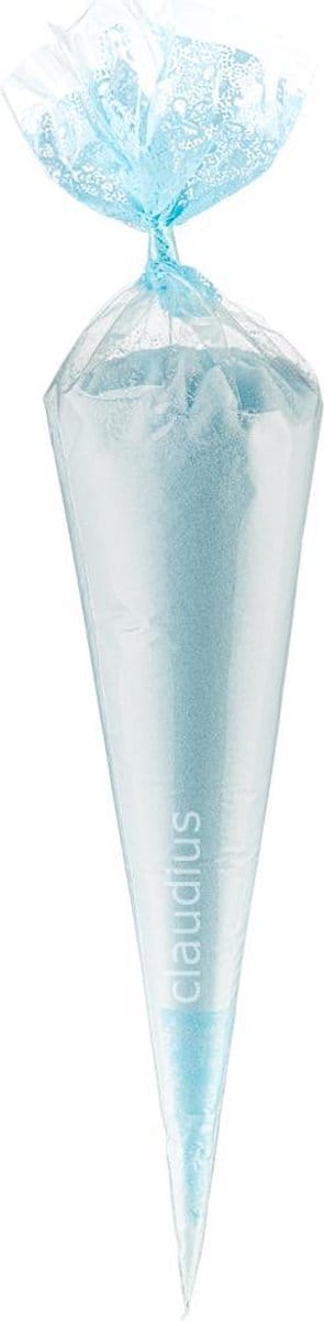 Scrubzout Opium - 500 gram in puntzak blauw - set van 6 stuks - Hydraterende Lichaamsscrub