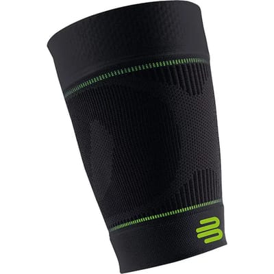 Bauerfeind Sport Compressie Hamstringsleeve - Compressiesleeve Bovenbeen - Bovenbeenbrace - Maat S - Zwart - Extra Lange Kous