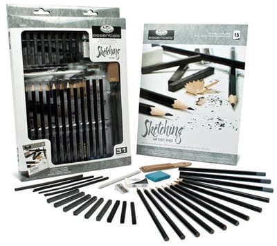 R&L Sketching Art Set RD 842L - 31 Pack