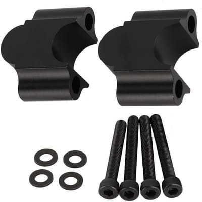 Universele Aluminium Stuurverhogers voor Motorfietsen - 7/8'' 22mm Stuurklem voor Verbeterde Ergonomie en Comfort