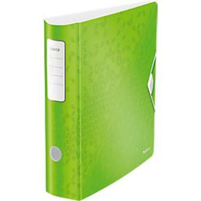 LEITZ® ordner Active WOW, A4, rugbreedte 82 mm, 5 stuks, groen