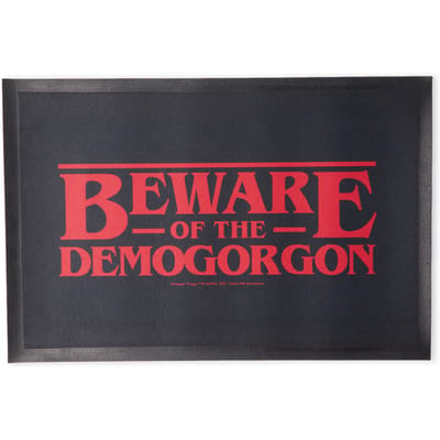 Stranger Things Beware The Demogorgon Entrance Mat
