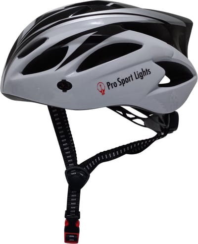 Fietshelm Volwassenen Dames/Heren - Zwart/Wit - Large 58/62cm