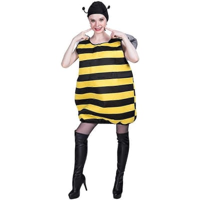 Volwassen Bij Cosplay Kostuum Adult One Size geel