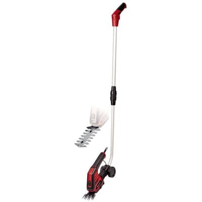 Einhell Accu Gras-/Heggenschaar GC-CG 3,6/70 Li - 3,6 V/Li-ion - 2.0 Ah accu - Knipbreedte grasschaar: 7 cm - Snoeibreedte heggenschaar: 11 cm - Telescopische geleidesteel - Incl. lader