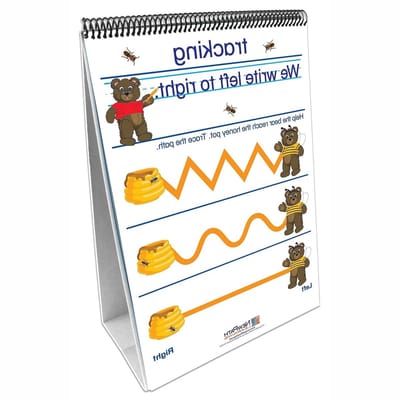 Schrijftraining Flipchart Set - Educatieve Grafieken - Leren Schrijven - Dubbelzijdig Afwisbaar - 2159 cm - Multicolor