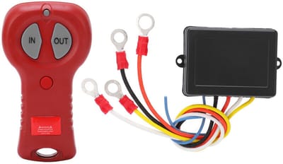 Draadloze lier afstandsbedieningsset met indicatielampjes, 9-30V 434 MHz, waterdicht, geschikt voor vrachtwagens/SUV's.
