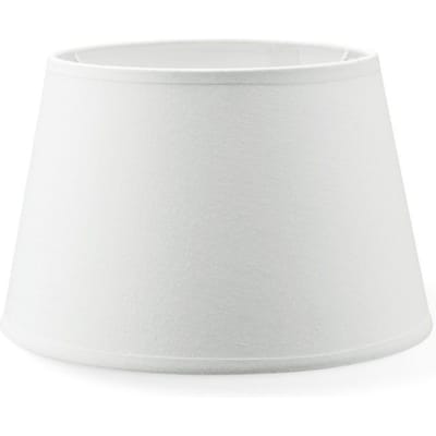 Home Sweet Home - Stoffen - Stoffen Lampenkap - Conisch - White - Minimalistische stijl - 20 x 15 x 13 cm - E27 fitting - voor Tafellamp - voor
