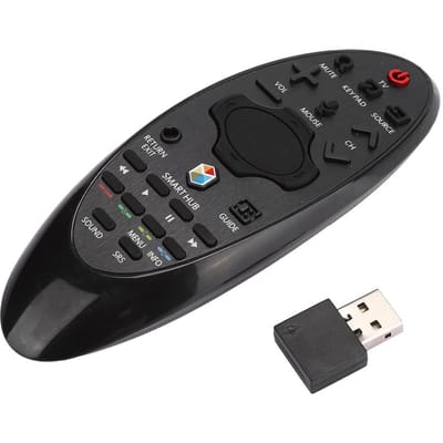 TV Afstandsbediening voor Samsung SR-7557 HUB Vervangende Afstandsbediening voor Smart TV Zwart gray