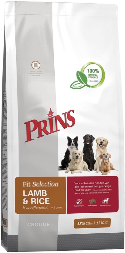 Prins Fit Selection Dog Lamb&Rice 14kg