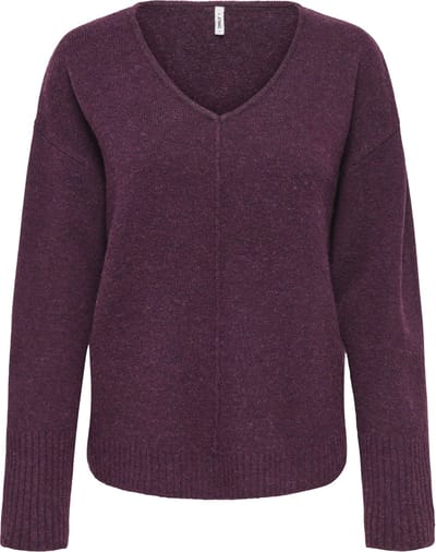 ONLY - ONLWHITNEY LIFE LS V-NECK KNT - Dames - Gebreide truien