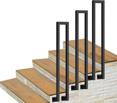 U-Vormige Trapleuning Buiten en Binnen voor Trappen en Veranda's
