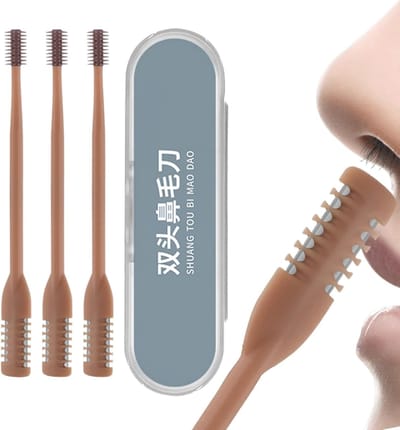 Neushaar Trimmer - Gezichts Haar Verwijderaar - Persoonlijke Verzorging - Veilig Dubbelzijdig Systeem - 9.3 cm Lengte