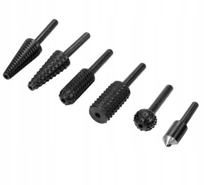 Dedra Frezenset Metaal & Hout 6-delig, 6mm Schacht