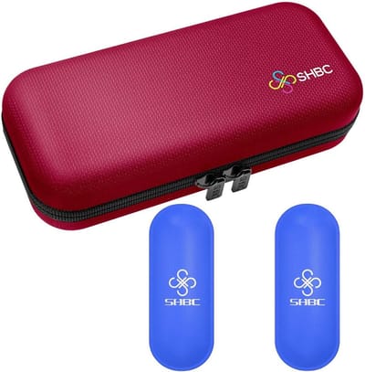 Draagbare Insuline Koelzak voor Diabetici - Geïsoleerde Medicatie Organizer met 2 Gel Packs