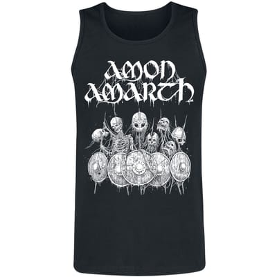 Amon Amarth Tanktop - Shieldwall - S tot XL - voor Mannen - zwart