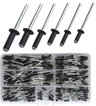Aluminium Blinde Klinknagels Set - 210 Stuks Assortiment (3.2/4/5 mm) voor Metaal en Meubilair