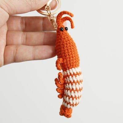 Breien Goudvis Sleutelhanger Creatieve Clownvis Haak Sleutelhangers Gebreide Kleine Vis Hanger Sleutelhanger Op Maat Sleutels Accessoires multi