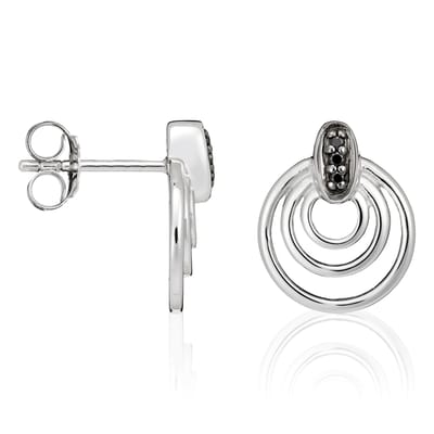 Orphelia Dames 925 Sterling Zilveren Stud Oorbellen - Zilver ZO-5023