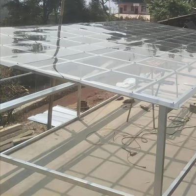 Polycarbonaat Plaat - Transparant Dakpaneel - Broeikas Verbouwen - UV-bestendig Weerbestendig - 0.8 x 9 m - Transparant