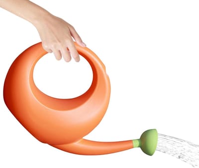 Gieter Kamerplanten - Watercontainer Planten - Planten Verzorgen - Spatbescherming - 4 Liter - Oranje