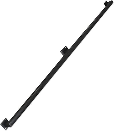 Trapleuning Zwart - Leuning Smeedijzer - Veilige Traplift - Dubbele Laag Bescherming - 600 cm - Zwart