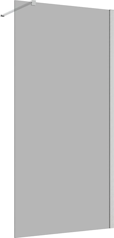 Inloopdouche 30x200 8mm Nano glas RVS serie Silvio rookglas
