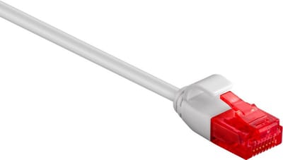 Slimline - Extra dunne CAT 6 Internetkabel / netwerkkabel - 15 cm - 3.6 mm dik - Grijs - Tot 1 Gbit - Perfect weg te werken