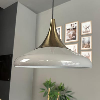 Bamyum Paladin Hanglamp Industrieel Metaal Ø35 cm, Vintage Hanglamp, E27 Pendellamp