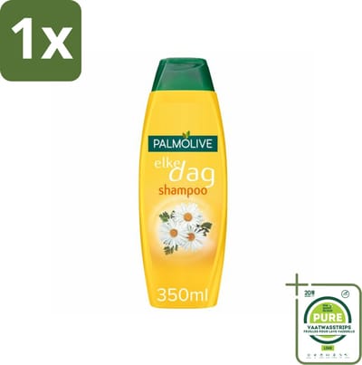 1 x Palmolive Shampoo Elke Dag 350 ml - Shampoo Dagelijks Gebruik - Kamille Extract - Natuurlijke Shampoo - PH-huidneutraal - Verzorgend Haar