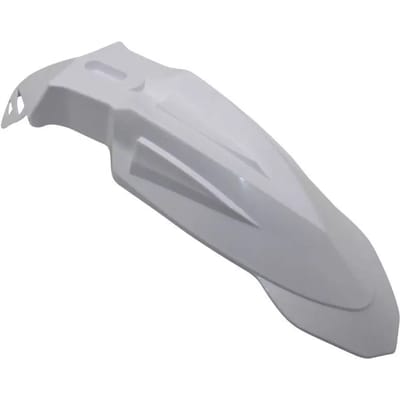 Garde boue avant supermotard SM Replay blanc universel pour moto 50 à boite neuf