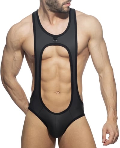Allecto - Sexy herenbody - Mouwloos en stretchy - voor warme