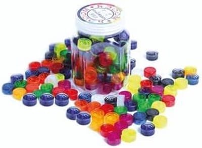 Pedaal Toppers - Voet Schakelaar - Muziek Maken - Gemengde Kleuren - 100 Stuks - Multicolor