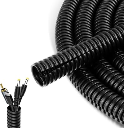 Flexibele Kabelgoot van 3 meter met een Diameter van 25 mm voor Kabelbeheer en Dierenbescherming in Huis, Kantoor en TV-ruimte