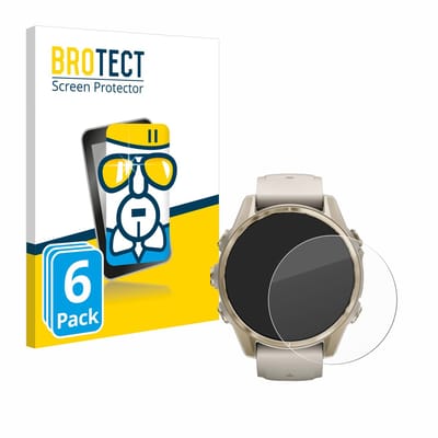 Screenprotector 6 Stuks voor Garmin Fenix 8 (43 mm) Beschermglas transparant